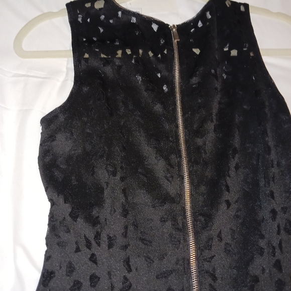 NWT Women's H&M size Small S midi dress black over lining - Picture 5 of 6